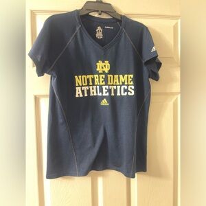 Adidas Navy Notre Dame Athletics Tee